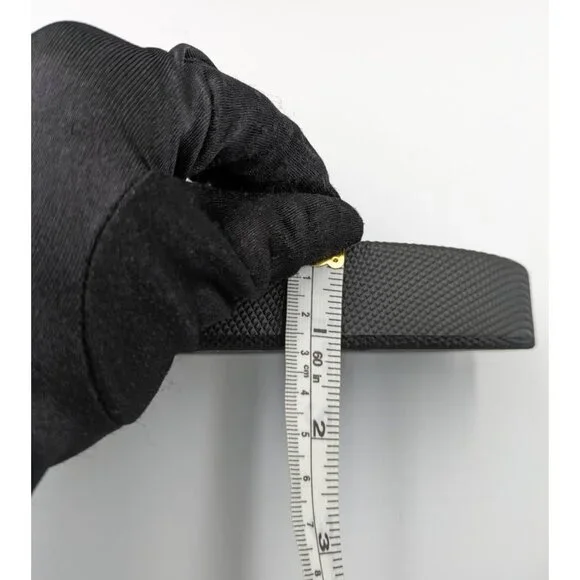 BOTTEGA VENETA Matt Rubber Slider Sandals Black Size40 - Picture 7 of 11